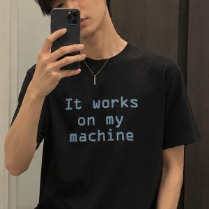 تیشرت برنامه نویسی It works on my machine